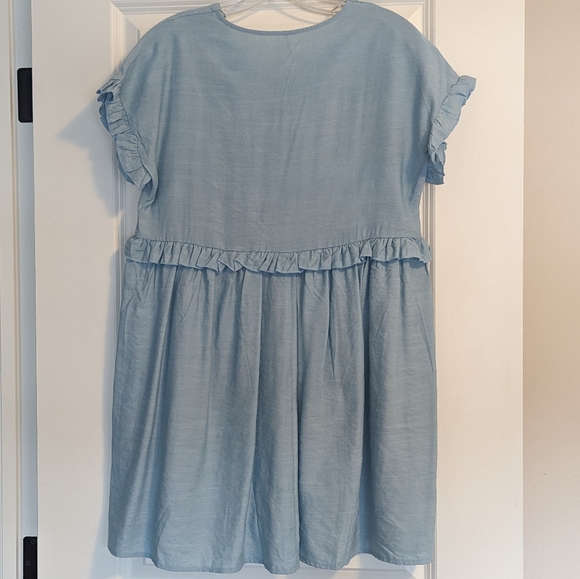 🩵 Freya Shirt Dress Blue - size S, NWOT - Picture 2 of 3